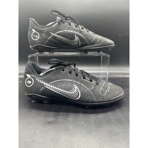Nike Vapor 14 Mercurial Soccer Cleats Youth Size 6Y Shoe Black Silver DJ2895-007